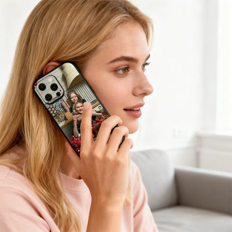 Individuelle Silikonhülle für dein iPhone mit Foto-Option in Weiß oder Mehrfarbig - Bild 3