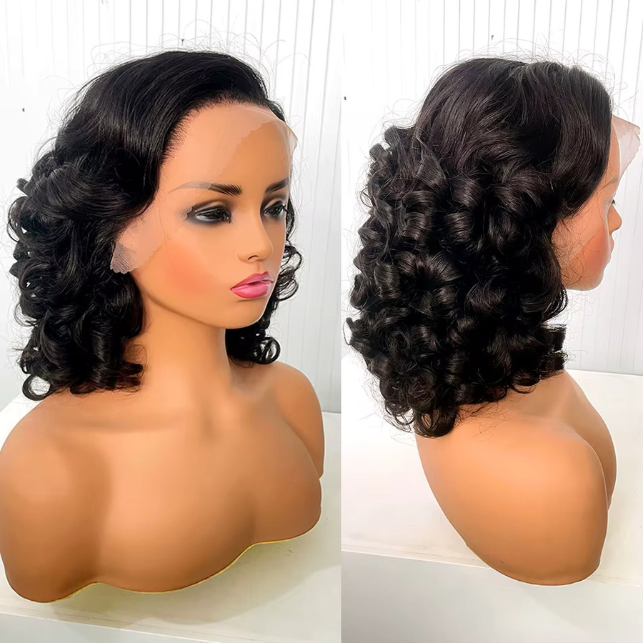 Dream Diana Echthaarperücke, 13x4 HD Lace Frontal, 250 % Dichte, Bouncy Wave - Bild 3