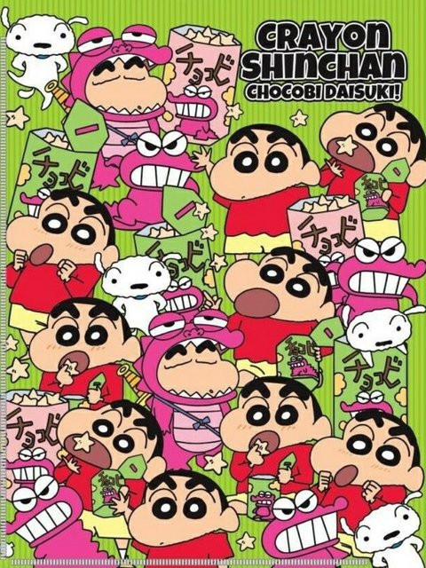 Kayou Crayon Shin-chan Mosaik-Kreuzstich-Set, DIY-Stickerei auf Leinwand - Bild 1