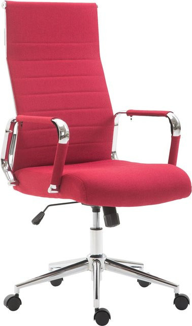 Ergonomischer Bürostuhl CLP Kolumbus aus Stoff mit individuell einstellbarem Gegendruck und Armlehnen - Bild 1