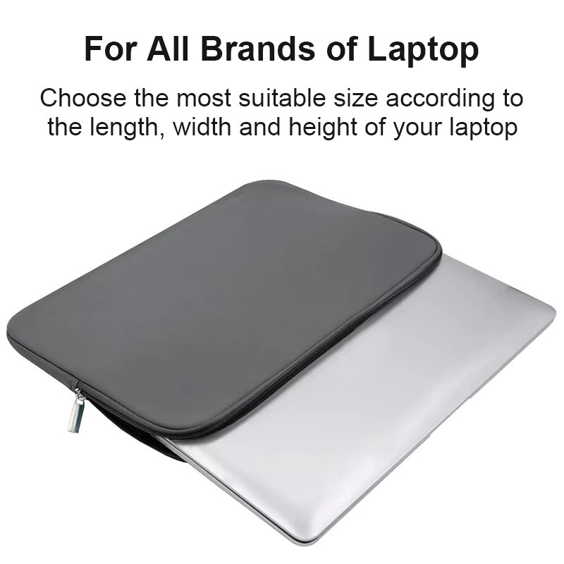 IPUMYNO Laptoptasche in Schwarz für Xiaomi Lenovo Dell MacBook Air Pro Retina 13 14 15 15,6 Zoll Notebook Computer - Bild 2
