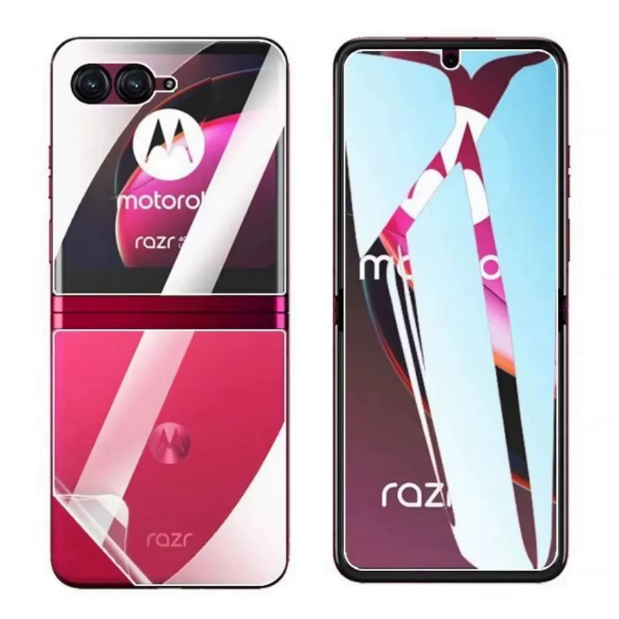 YKSPACE Matte Hydrogelfolie als Displayschutz für Motorola Moto Razr 60 50 40 Ultra Plus, Anti-Fingerabdruck und transparent - Bild 2