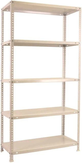PROREGAL Schraubregal Panda Tall in Weiß mit 5 verstellbaren Fachböden, H x B x T: 200 x 110 x 40 cm - Bild 1