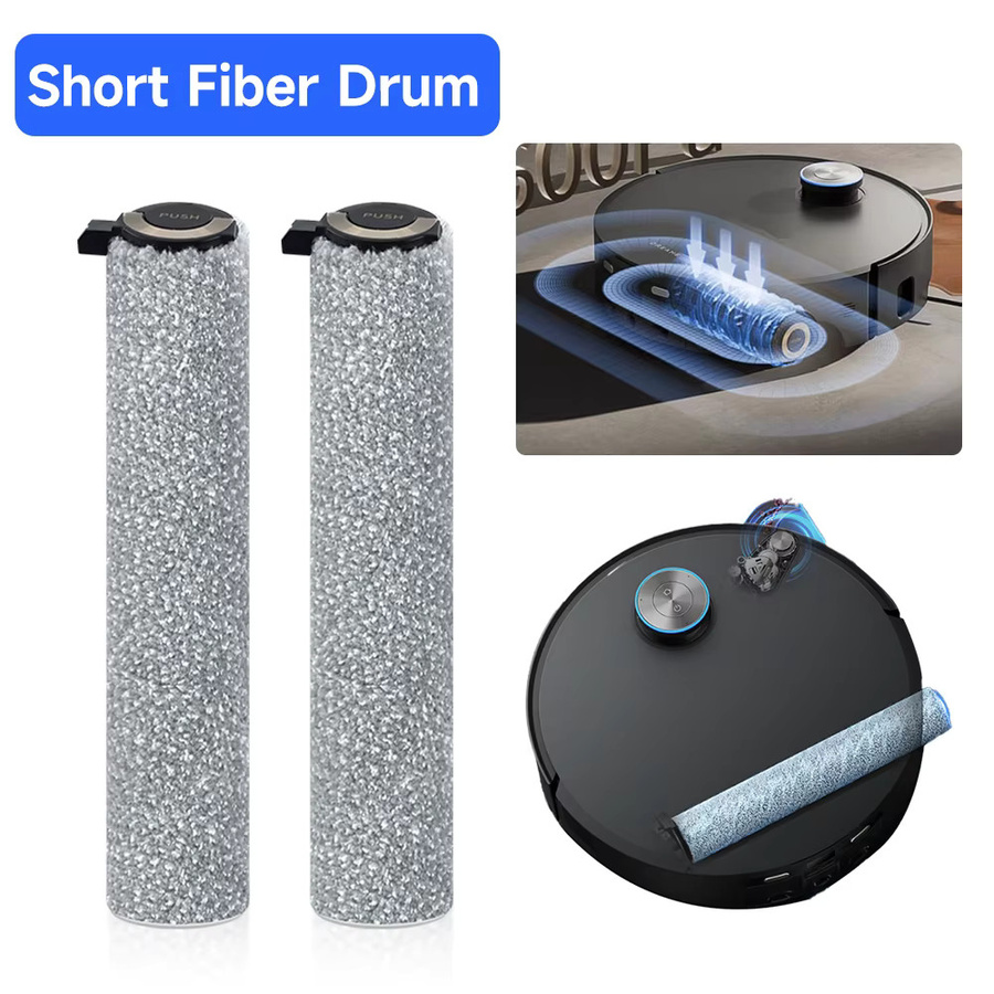 Dreame Ersatz Rollenbürste und Wischmopp Tuch für Aqua10 Ultra, Aqua10 Ultra Track, Aqua 10 Pro Track und X50 Pro Roboter-Staubsauger - Bild 3