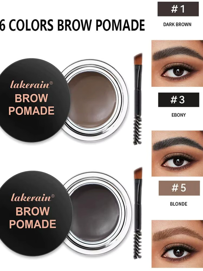 Lakerain Brow Pomade, Augenbrauen-Paste, Natürlich - Bild 7