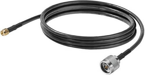 Weidmüller IE-CC-NM-SMAM-4M Antennenkabel Schwarz für WiFi und Ethernet/LAN 4m - Bild 1
