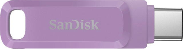 SanDisk Ultra Dual Drive USB-C USB-A Flash Drive 256GB Lavender/Purple - Bild 1