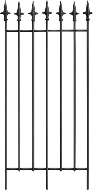DELUKE Rankgitter FREYA Rankhilfe aus Metall in Anthrazit, B: 50 cm, H: 100 cm - Bild 1