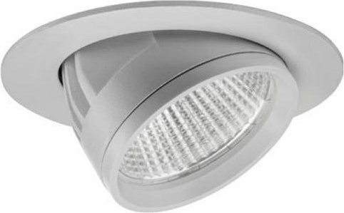 Brumberg LED-Deckenstrahler 88274163DA, rund, dimmbar und verstellbar, Silber/Weiß - Bild 1