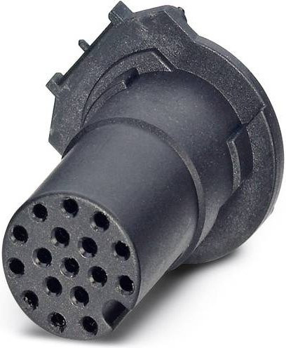 Phoenix Contact 1457717 Sensor-Aktor-Einbausteckverbinder M12 Buchse, Einbau, Polzahl 17, Schwarz - Bild 1