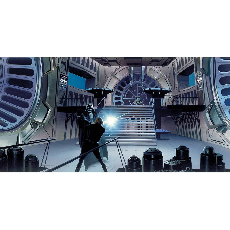 Komar Fototapete Vlies Star Wars Classic RMQ Duell Throneroom Multicolor B: 500 cm, H: 250 cm - Bild 2