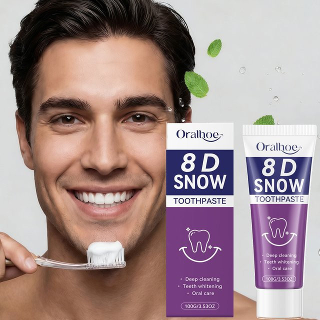 Oralhoe 8D Whitening Zahnpasta, Unisex - Bild 1