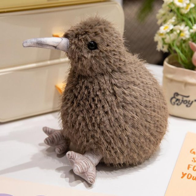 Kidsly Kiwi Vogel Plüschtier, braun, 25cm - Bild 1
