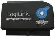 LogiLink USB 3.0 zu IDE & SATA Adapter mit OTB in Schwarz (AU0028A) - Bild 1