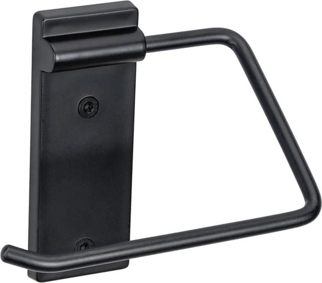 Wenko Toilettenpapierhalter Basic Schwarz B: 12,5 cm, T: 10,5 cm, H: 1,5 cm - Bild 1