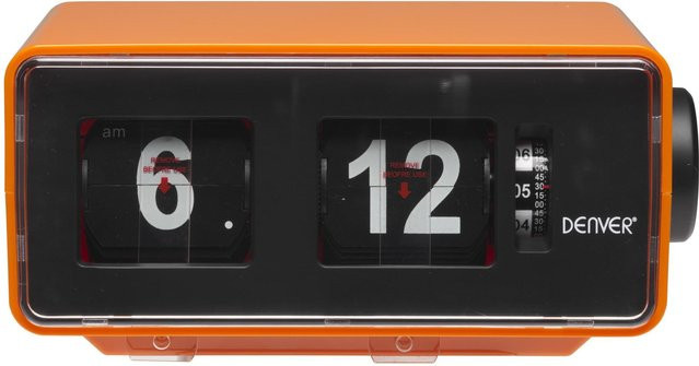 Denver Radiowecker CR-425 Analog & Digital in Orange mit FM-Radio - Bild 1