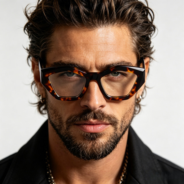 BETSION Lesebrille, Cat-Eye, Acetat, Vollrand, Unisex - Bild 1