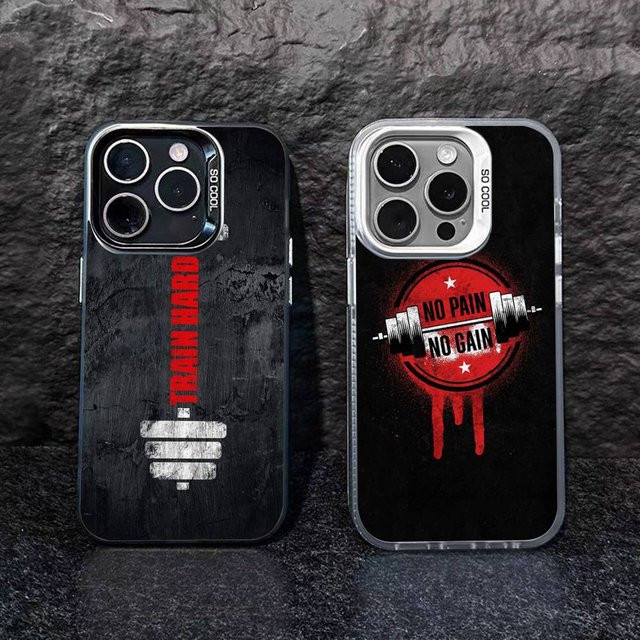 Mesuca Bodybuilding Fitness Handyhülle für iPhone 11 bis 17 Pro Max Plus in Bunt - Bild 1