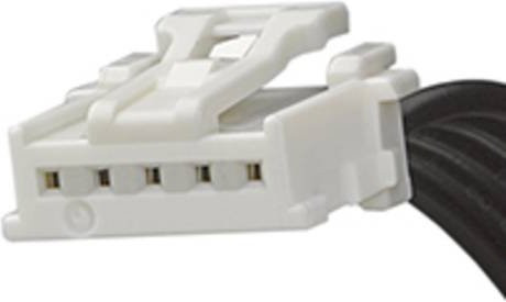 Molex Buchsengehäuse-Kabel mit 5 Polen in Weiß - Bild 1