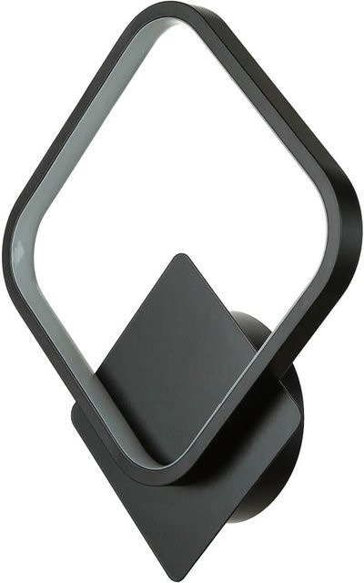 Licht-Erlebnisse LED Wandlampe Schwarz Quadratisch aus Aluminium mit 920 lm und 4100 K, Höhe: 29 cm - Bild 1