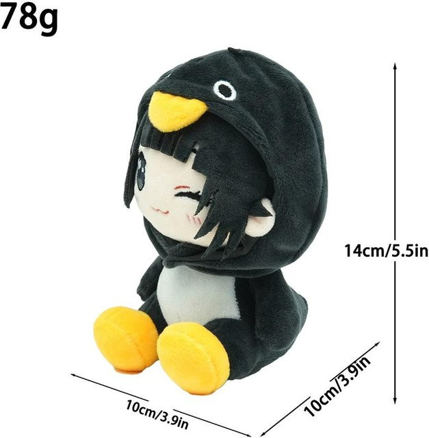 Gugu Gaga Meme Pinguin Plüschtier, 4 Stile, Schwarz, Bunt / Mehrfarbig - Bild 1
