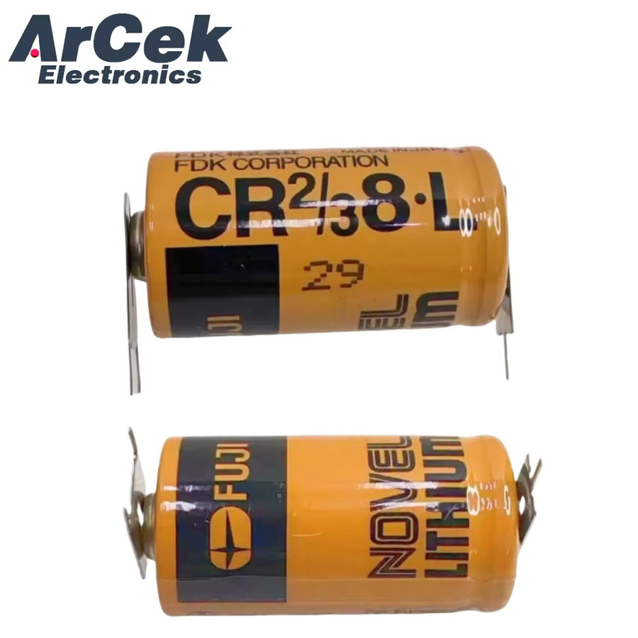 2er-Pack FDK CR2/3 3V Lithium-Batterie mit 2 Pin für Smart Card Meter und drahtlose Kommunikation - Bild 2