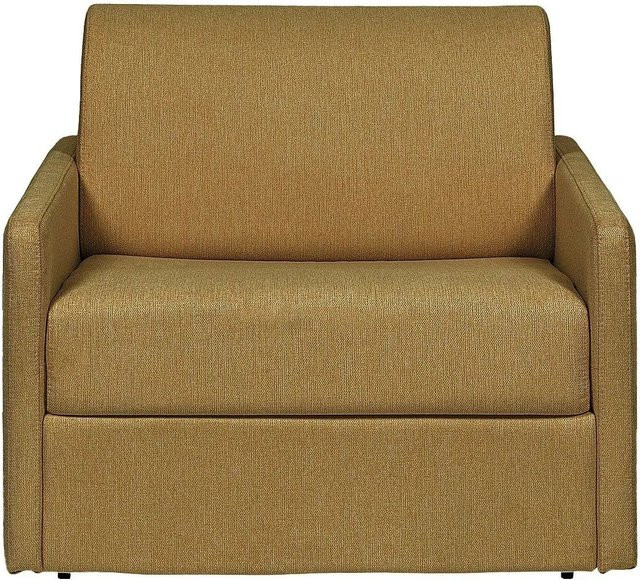 Vente-unique Schlafsessel Calife in Gelb aus Stoff, Breite: 104 cm - Bild 1