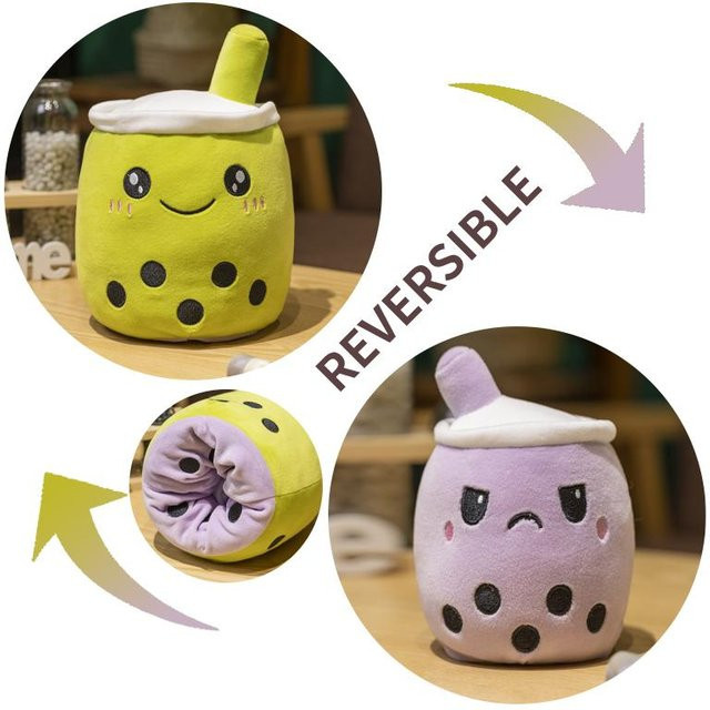 BC Pet Supplies Bubble Tea Wendbares Plüschtier, 15cm, ab 14 Jahren - Bild 1