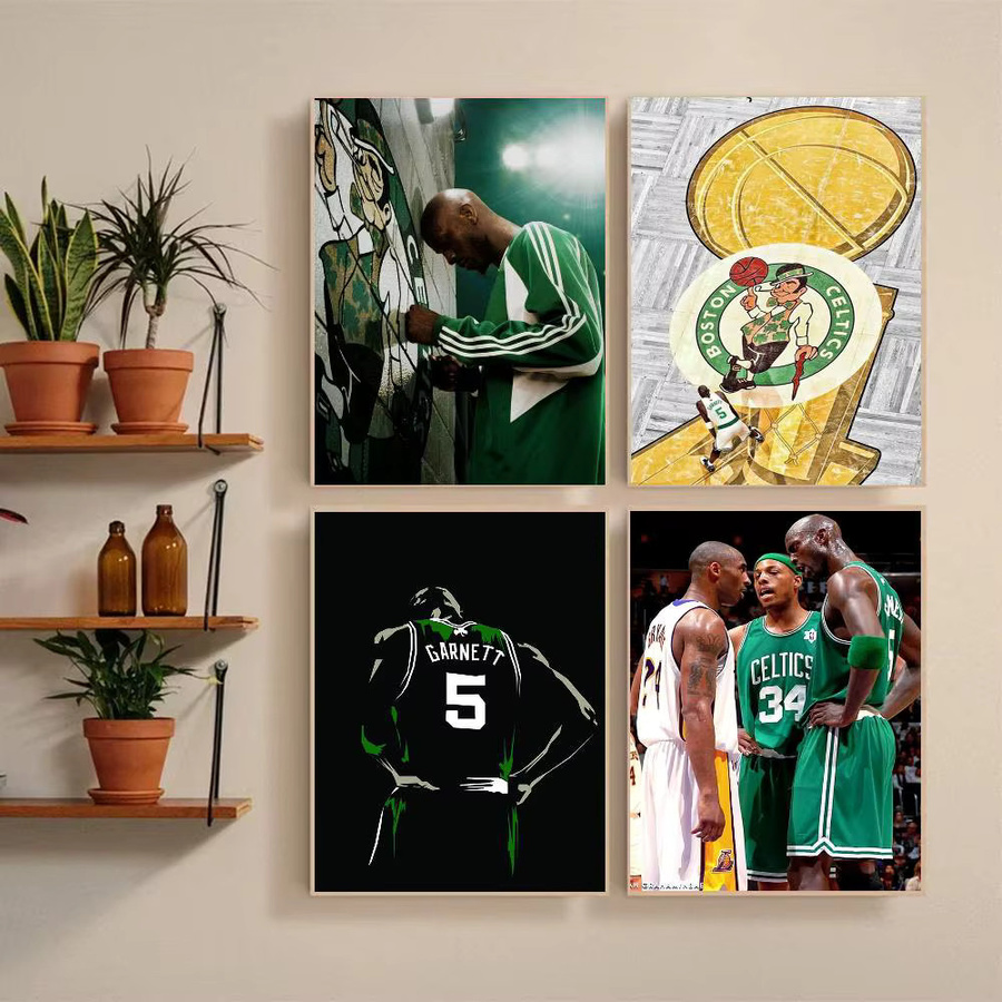 Kayou K-Kevin G-Garnett Poster, selbstklebender und wasserfester Kunstdruck in Mehrfarbig, abstrakte Wanddekoration für Café, Bar oder Zimmer - Bild 2