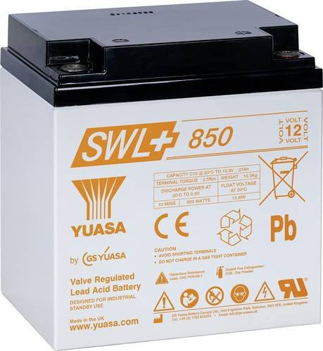 Yuasa SWL+850 Bleiakku Blei-Vlies AGM 12V 28.8Ah in Weiß - Bild 1