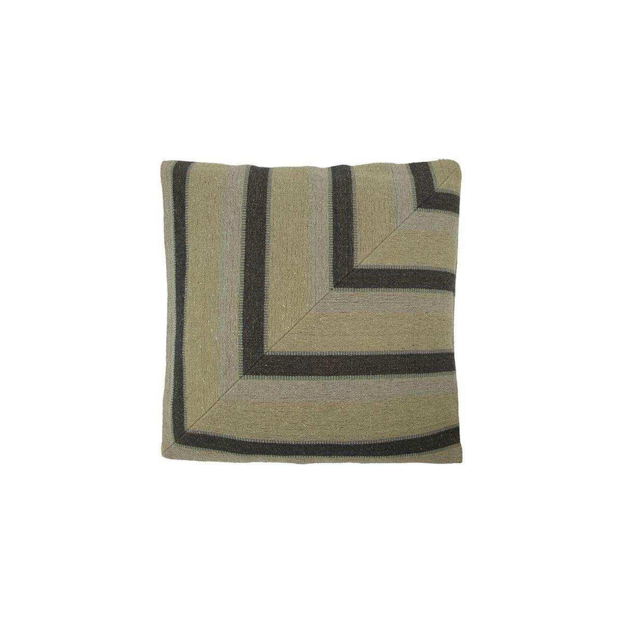 House Doctor Kissenbezug Canva & Pete beige gestreift B/B/H: 50 x 50 x 50 cm - Bild 1