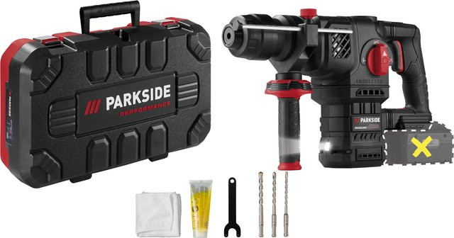 PARKSIDE PERFORMANCE 20 V Akku-Kombihammer PKHAP 2058 A1 in Schwarz, ohne Akku und Ladegerät - Bild 1