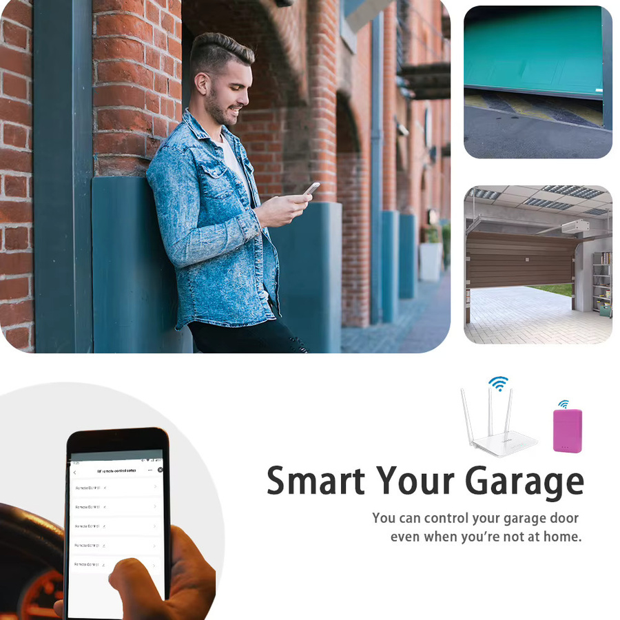Mhouse GTX4 TX3 TX4 Tuya Smart APP Fernbedienung 433,92 MHz Sender Garagentoröffner RF+WIFI 2-in-1 Controller - Bild 3