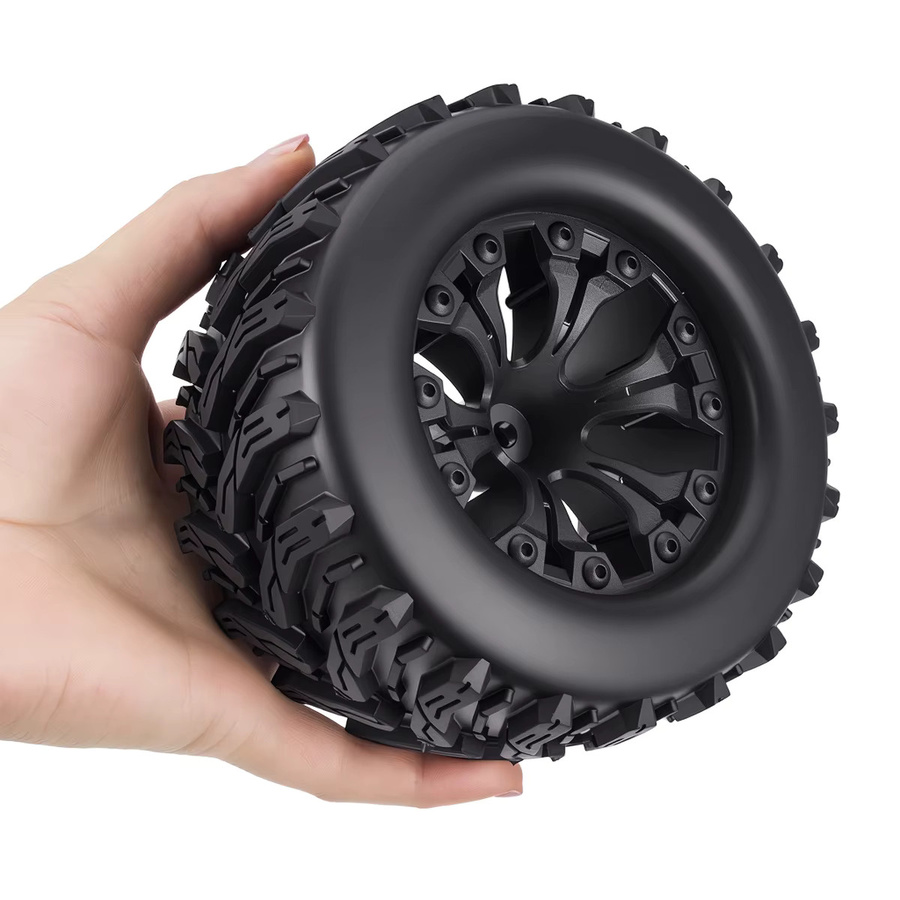 MALOM RC Gummiräder, 4-teiliges Set, Schwarz - Bild 3