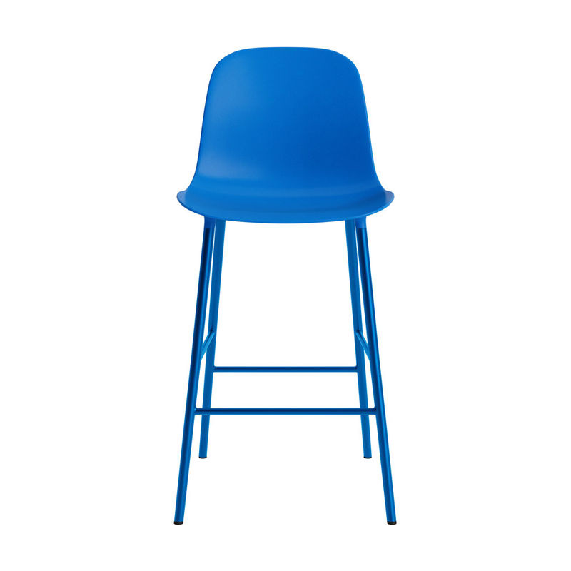 Normann Copenhagen Form Barstuhl aus Stahl in Blau - Bild 2