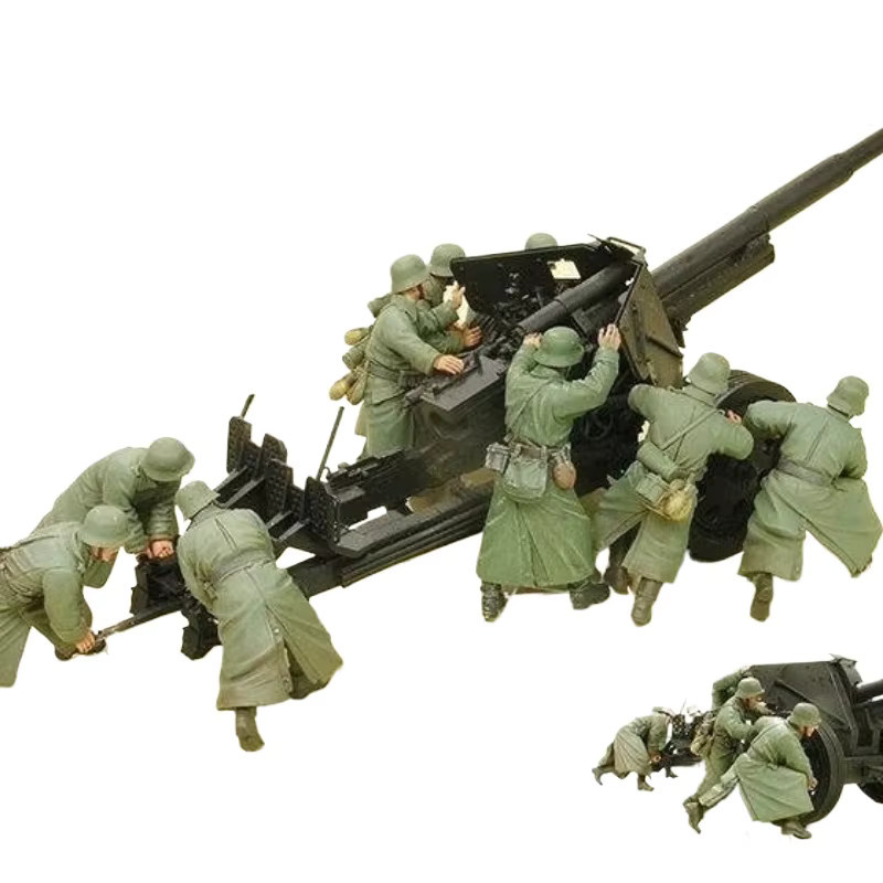 BAANFU Harz-Soldaten-Modellbausatz, Anti-Panzer-Waffengruppe, unmontiert, unbemalt - Bild 3