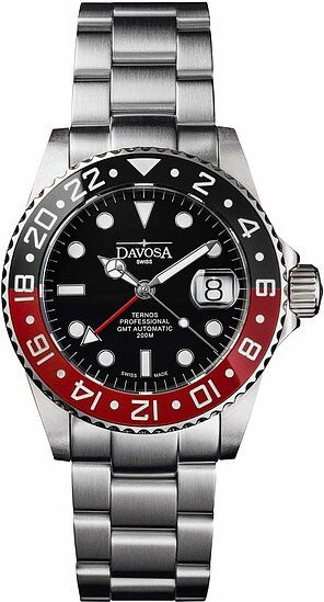 Davosa Armbanduhr Ternos Professional GMT, Automatik, Edelstahl, 42 mm, Herren - Bild 1