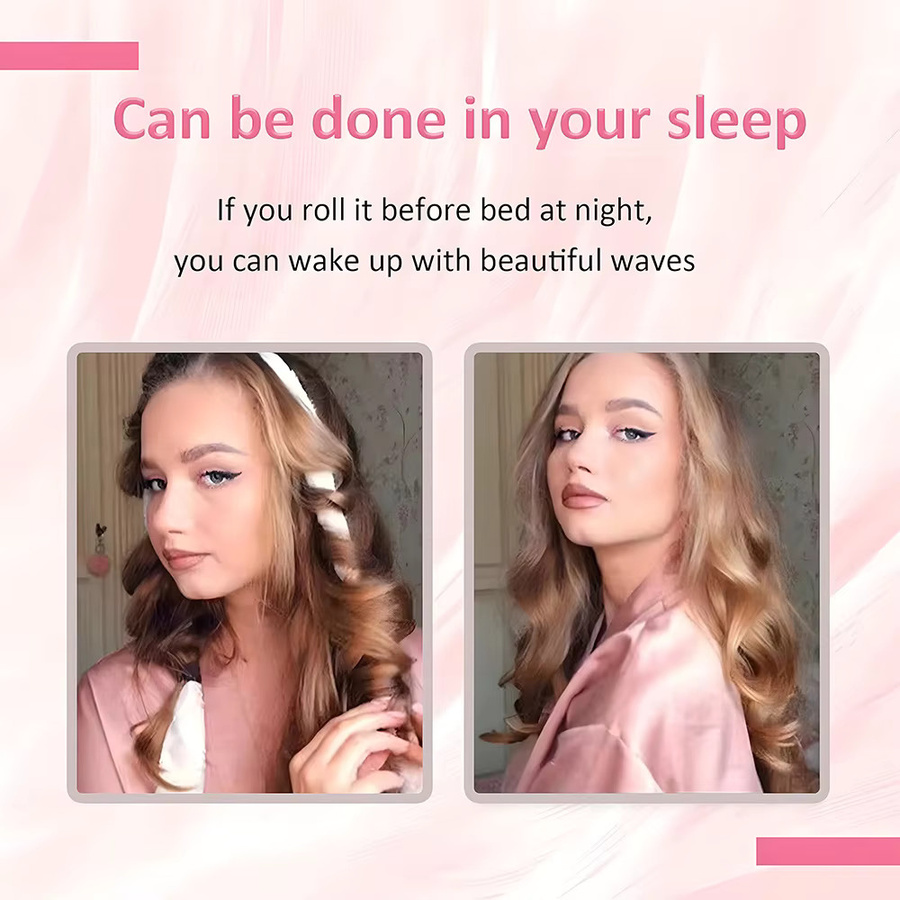 Haar Curler Set, 4-teilig, Schaumstoff Haarringe ohne Hitze - Bild 3