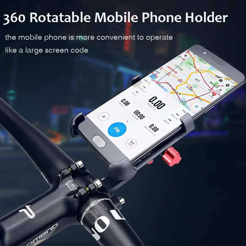 NVPONE Fahrrad-Handyhalterung für iPhone und Samsung sowie Xiaomi in Schwarz als GPS-Ständer für das Motorrad oder den Lenker - Bild 2