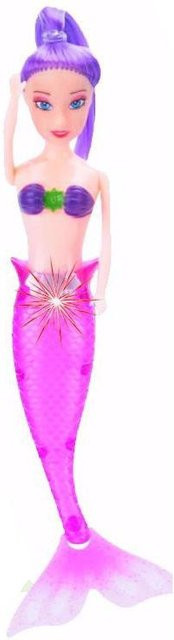 BC Pet Supplies Meerjungfrau Puppe, LED-Licht, violett, ab 0 Jahre - Bild 1