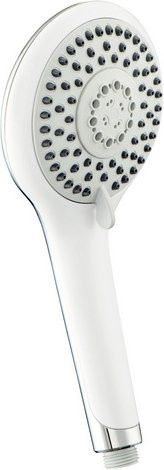 WELLWATER Handbrause Melita in Weiß Matt mit 5 Strahlarten, B/T/H: 26,2 x 12,0 x 6,0 cm - Bild 1