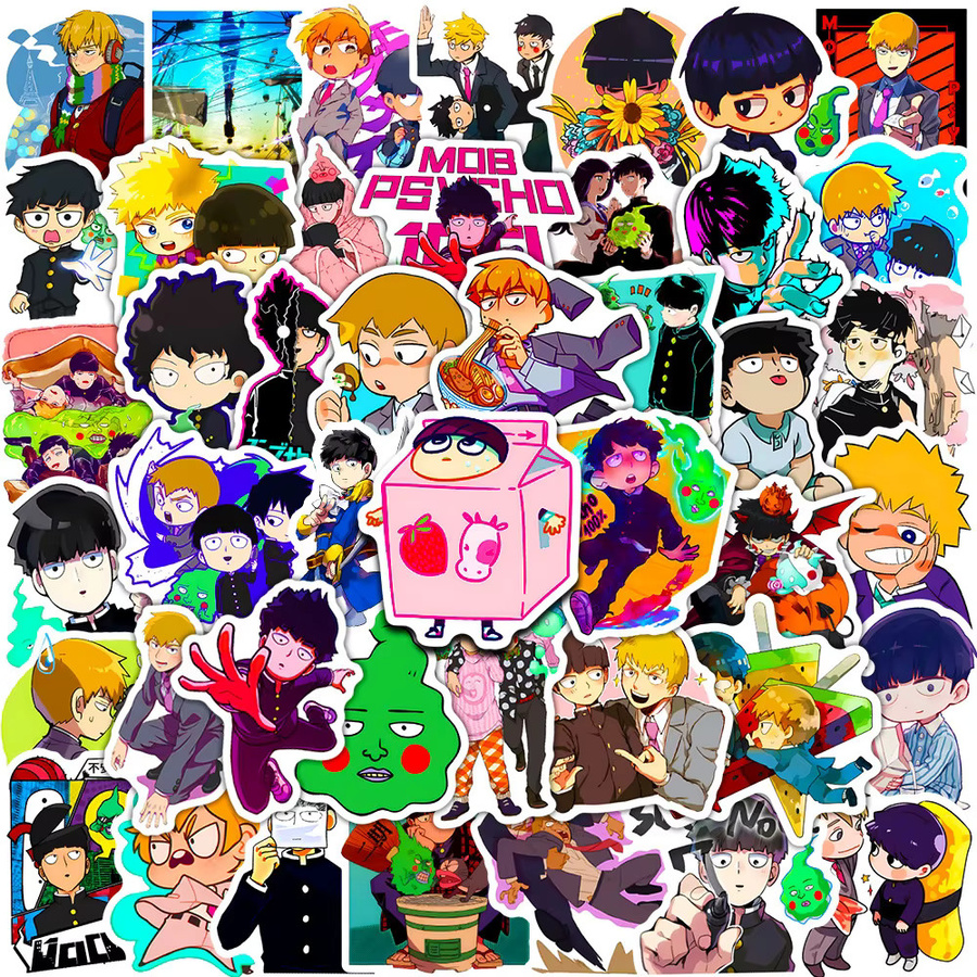 Bandai Mob Psycho 100 Aufkleber, 10-teiliges Set - Bild 2