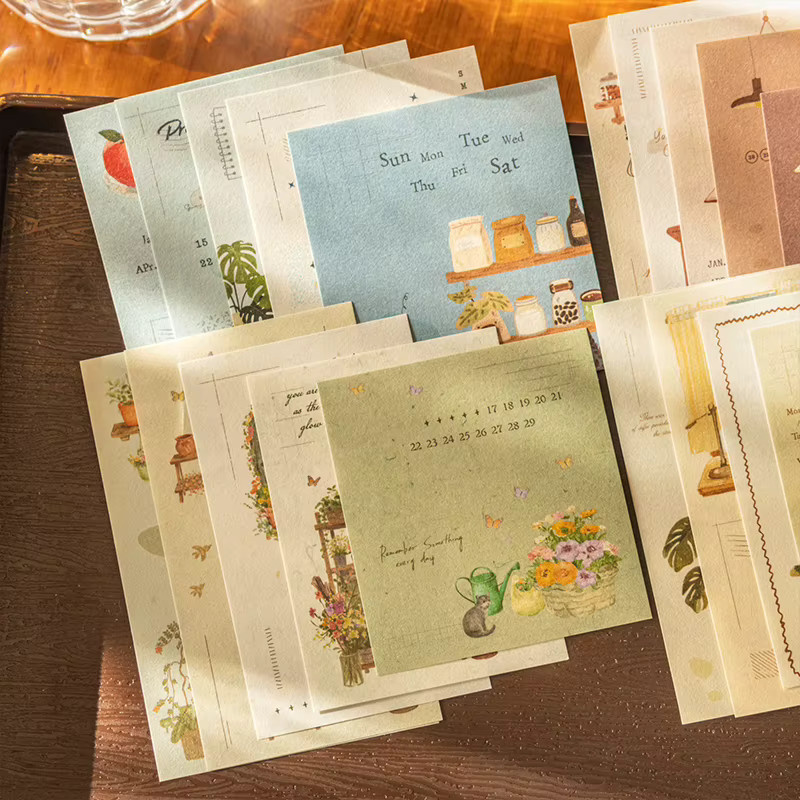 Journal GO Zeit bei Dir Notizblöcke Set mit 20 Stück, buntes Scrapbook Material für kreatives Journaling und Schreibwaren - Bild 3