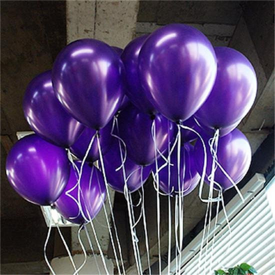 10 Stück rote Herz-Latex-Luftballons von Vichandar für Geburtstag und Hochzeit - Bild 1