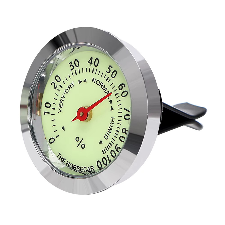 Auto Thermometer und Hygrometer in Silber als Innenraum-Zubehör und Dekoration für dein Fahrzeug - Bild 5