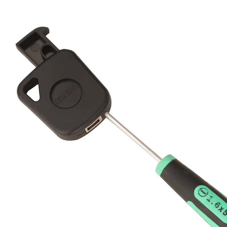 Jingyuqin 10 Stück KEYDIY Transponder Auto Schlüsselanhänger Shell 02Version Hülle für KD VVDI in Schwarz - Bild 3