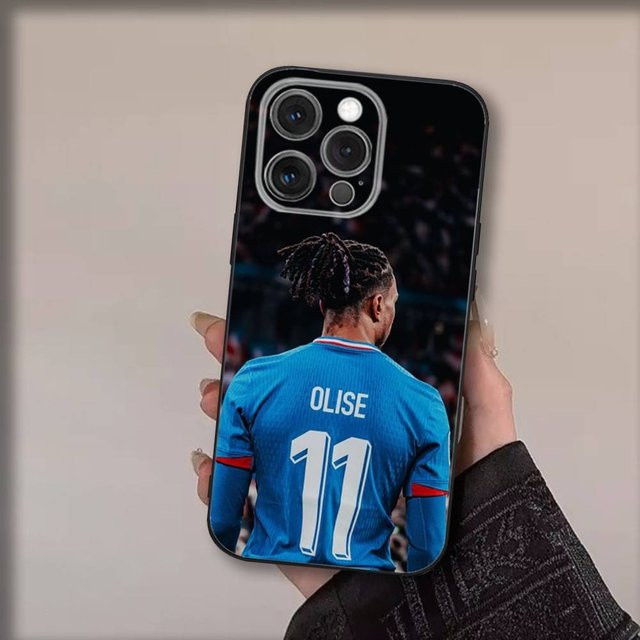 Handyhülle Michael Olise Fußball Design für iPhone Modelle, Schwarz - Bild 1