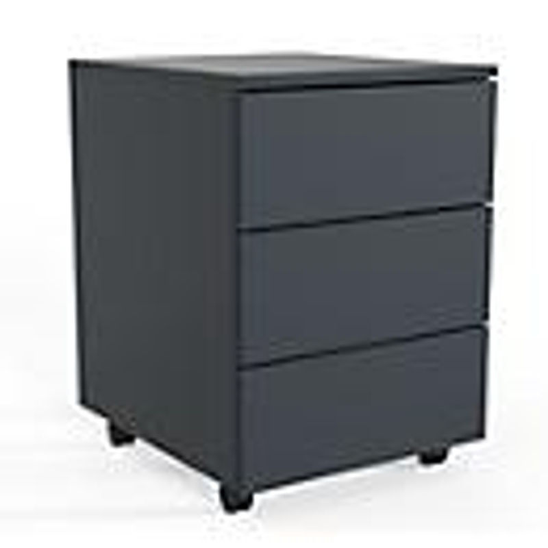 VCM Rollcontainer Dalosa mit 3 Schubladen in Anthrazit, B: 39 cm, T: 45 cm, H: 55 cm - Bild 9