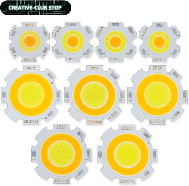 DT&ZM COB LED Lichtquelle Dual Farbe Warmweiß und Kaltweiß für DIY Scheinwerfer, Tracklights und Flutlicht - Bild 1