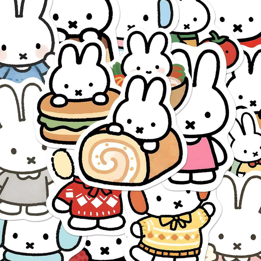Miffy Aufkleber, 80-teiliges Set, multicolor - Bild 2